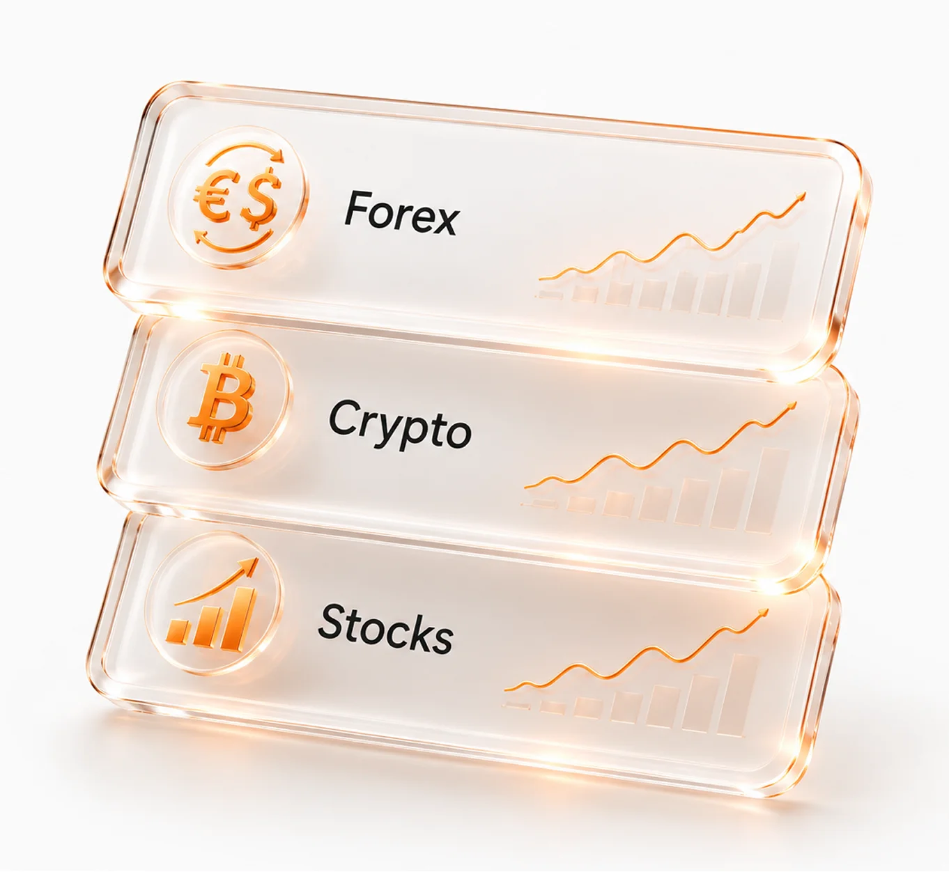 markets with different types of assets