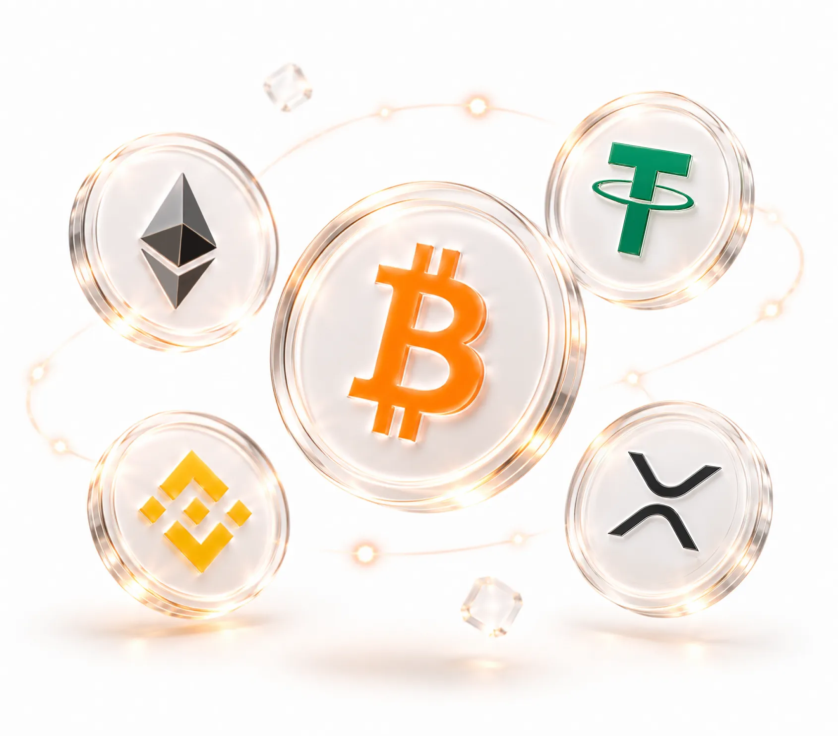 Mobile crypto trading app with live prices, watchlist and market news